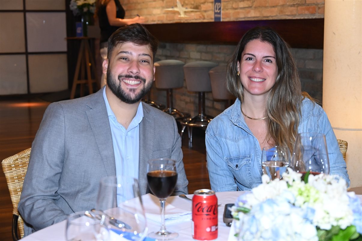Guilherme Carreiro, da Air Europa, e Patricia Samia, da BAT
