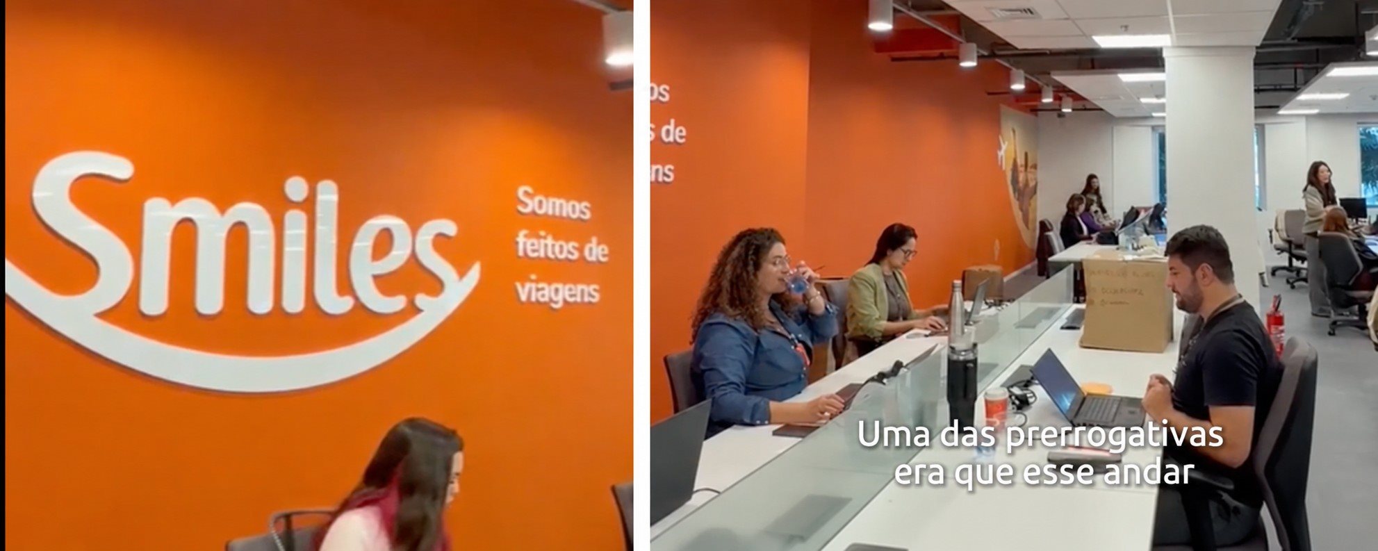 Vídeo da Gol revelou parte do novo espaço destinado a equipe da Smiles