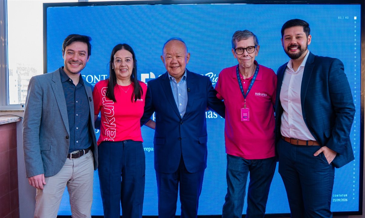 Erick Togashi, Vivi Siqueira, Flavio Yamazuka, Cassio Oliveira e Pedro Yamazuka