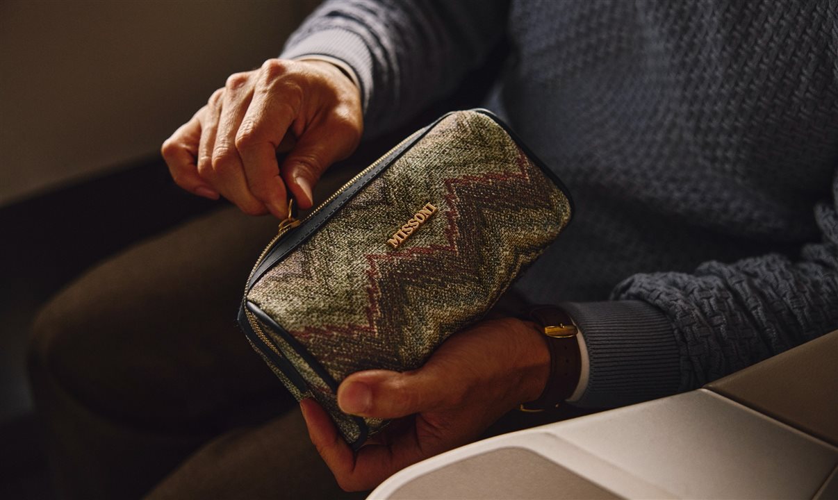 Kit de amenidades em parceria com Missoni