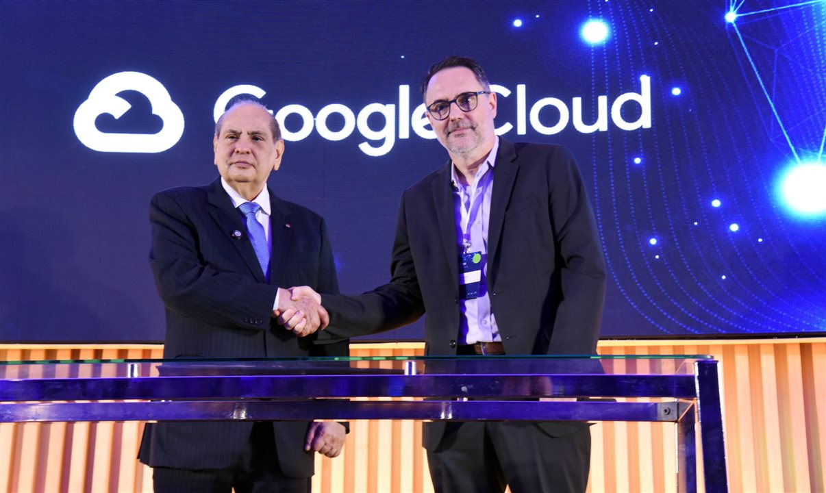 José Roberto Tadros e Luiz Ávila, do Google Cloud