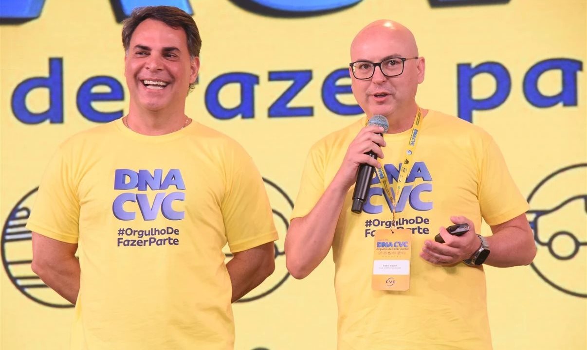Emerson Belan, vice-presidente de Vendas da CVC Corp, e Fabio Mader, CEO da CVC Corp