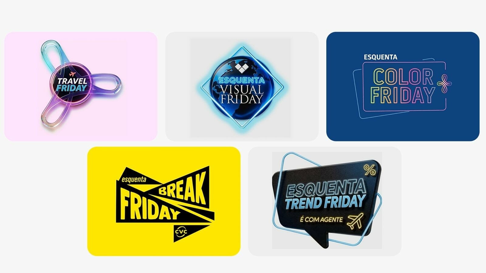 Campanhas das marcas da CVC Corp