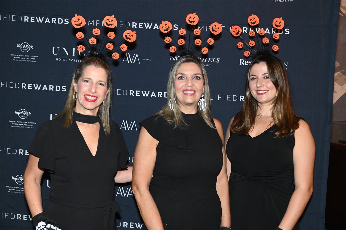 Luciana Nasser, Carla Cecchele e Jessica Bueno, da PAM Hotels