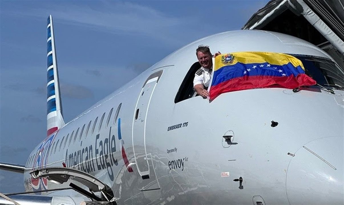 American passará a operar 24 voos semanais entre Venezuela e EUA