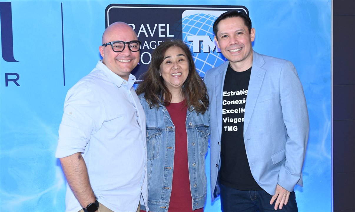 Vinicius Luz, da Unilever, Marina Shimada, da Honda, e Rafael Lanza, da GM
