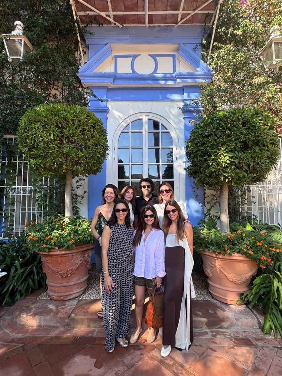 Manu Helena (Fica Assessoria), Ana Lauand, Luiza Vegini (Favola Events) Georgia Nog (Toda de Branco Assessoria), Elvira Viedma (Turespana), Tiago Pacheco (Love Escapes) e Veri Antonelli