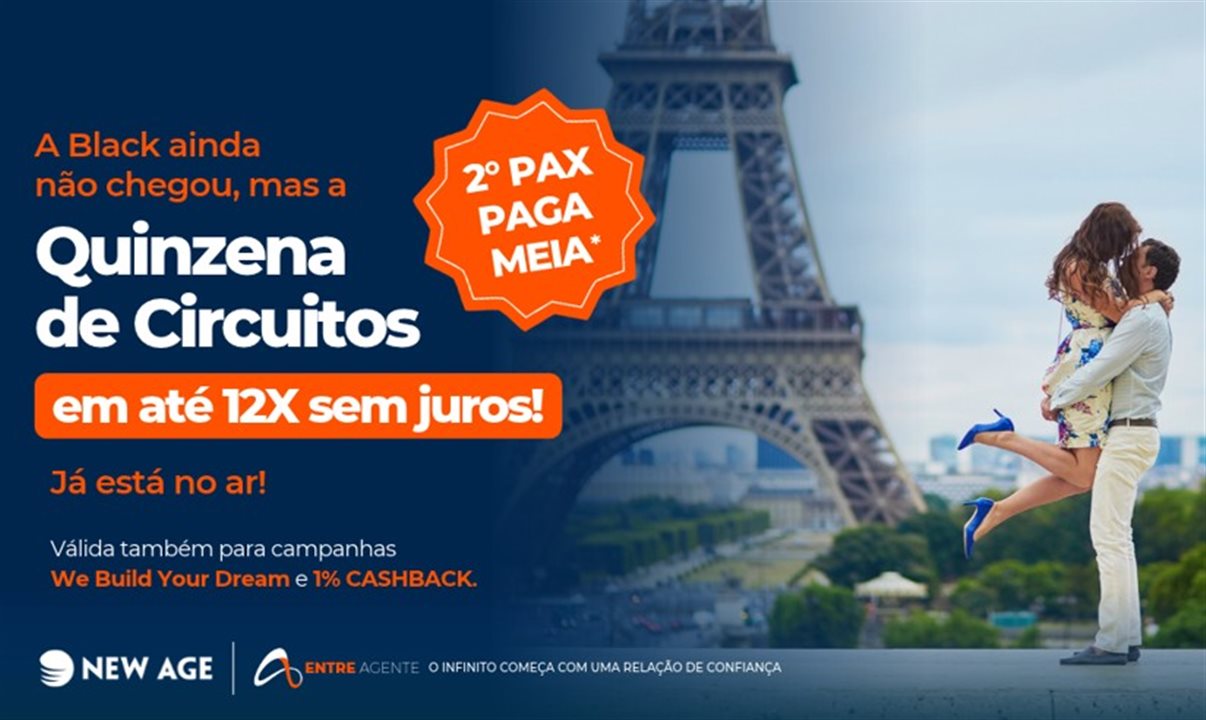 Campanha contempla hospedagem em apartamento duplo