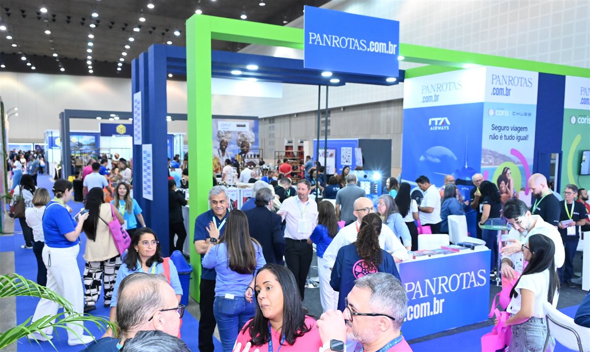 Estande da PANROTAS no BTM 2025