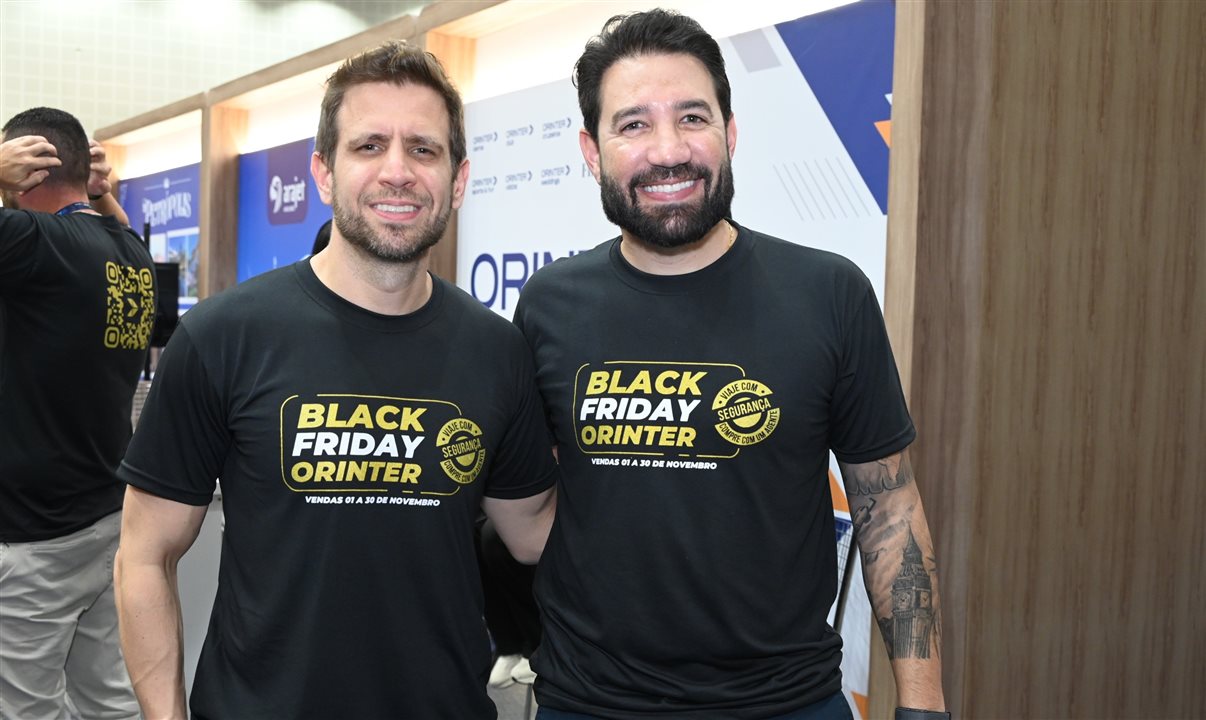 Eduardo Vansan e Hugo Lagares, da Orinter