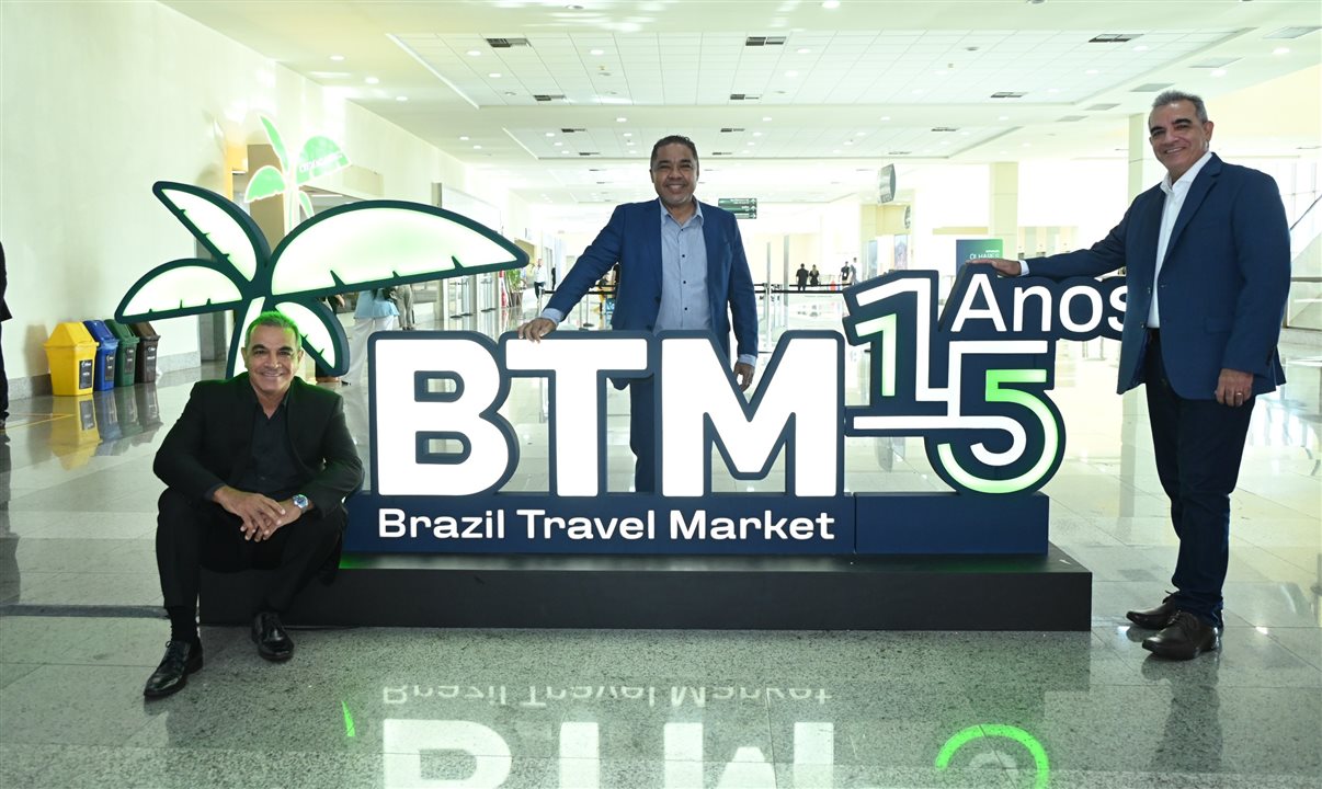 Breno Mesquita, Claudio Junior e Bruno Mesquita, idealizadores da BTM