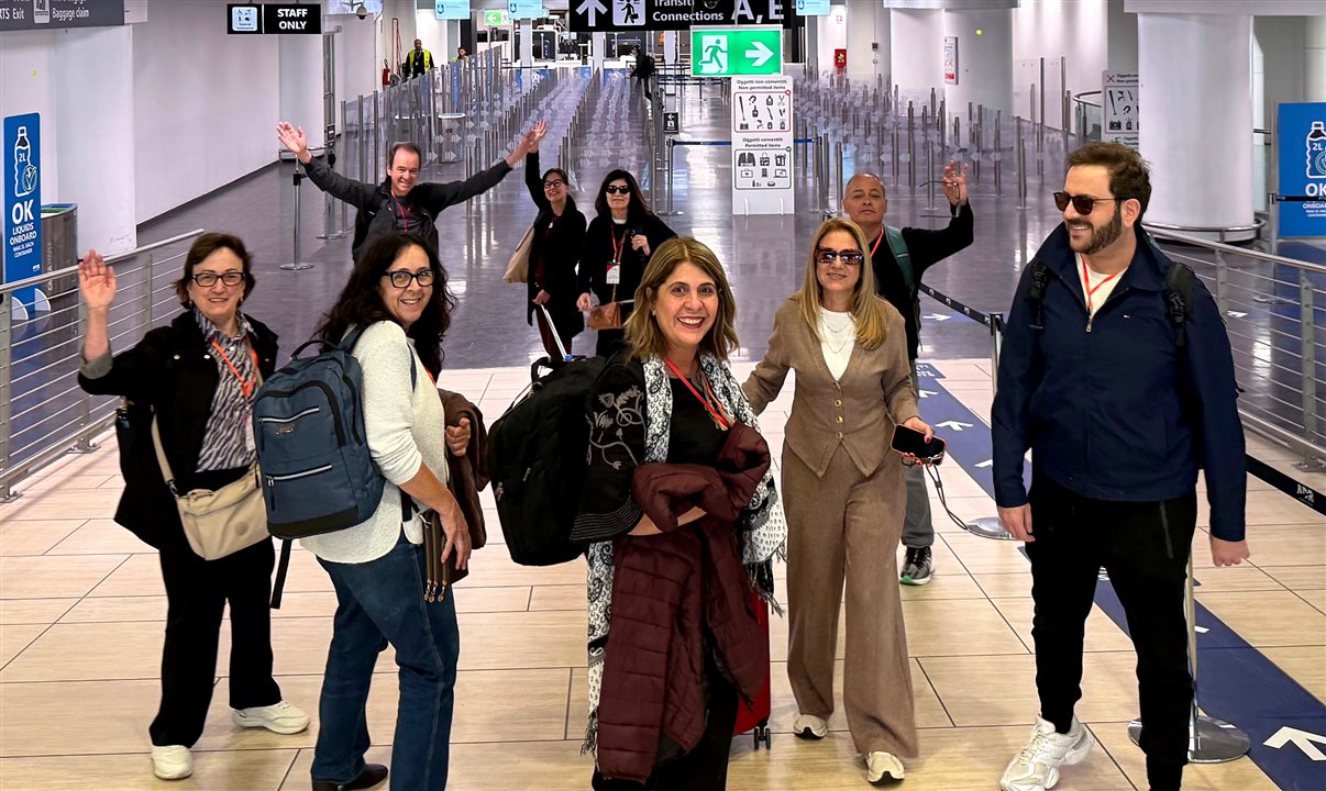 Agentes rumo ao famtour da Flot na Itália e Malta