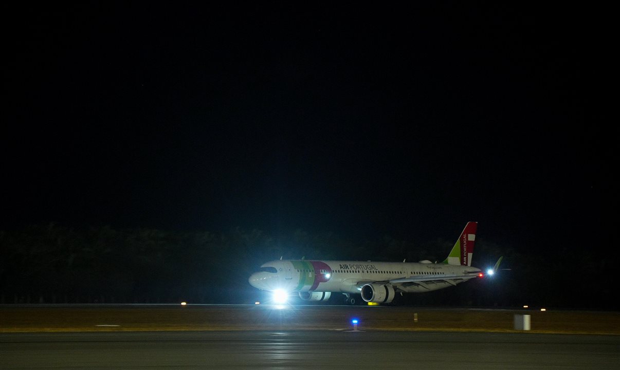 Avião vindo de Lisboa chegou chegou ao Aeroporto Internacional de São Luís à 0h10