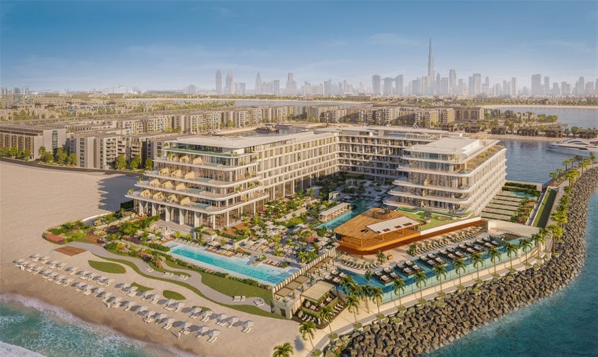 Localizado à beira-mar em Jumeirah 1, em Dubai, o hotel conta com 366 quartos e suítes, com amplas vistas para o oceano e para o espetacular horizonte de Dubai