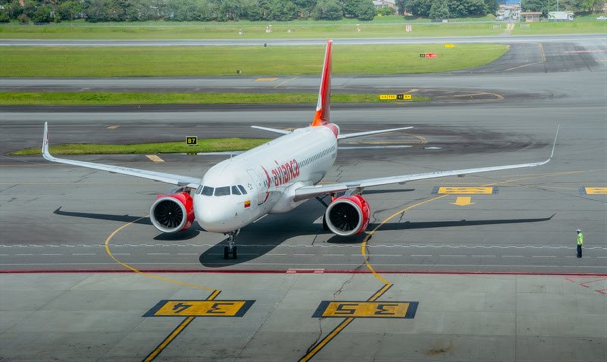 Rota é operada por aeronaves Airbus A320 com capacidade para 180 passageiros
