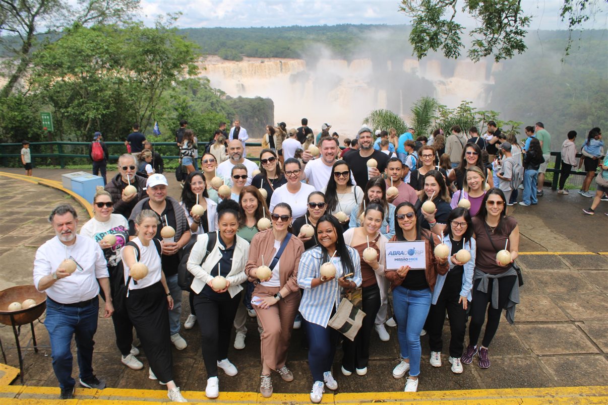 1ª edição do Missão Mice da Abracorp visitou as Cataratas do Iguaçu