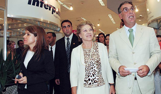 Marta Suplicy com o presidente da Braztoa, José Zuquim, e a presidente da Embratur, Jeanine Pires