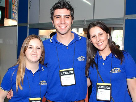 Parte da equipe da Trend: Alexandre Pereira (Porto Alegre), Adriana Senatore (Campinas), Arthur Henriques (São Paulo) e Júlia Martins (Curitiba)
