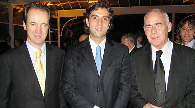 José Eduardo Barbosa, presidente da Braztoa, Leonardo Boto, secretário executivo da Inprotur, e ministro do Turismo da Argentina, Carlos Enrique Meyer