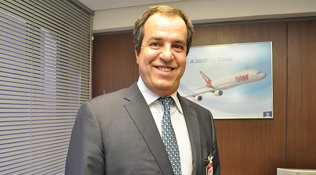 O vice-presidente comercial e de Planejamento da Tam, Paulo Castello Branco: "load e yeld em crescimento".