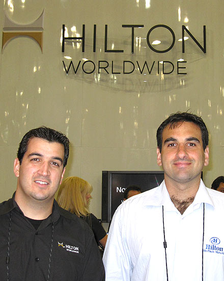 Tomás Ramos, da Rede Othon em seu espaço na World Hotels