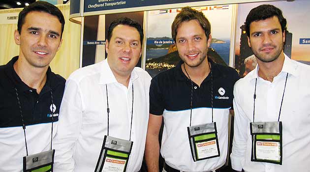 Tomás Ramos, da Rede Othon em seu espaço na World Hotels