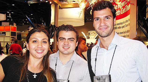 Tomás Ramos, da Rede Othon em seu espaço na World Hotels