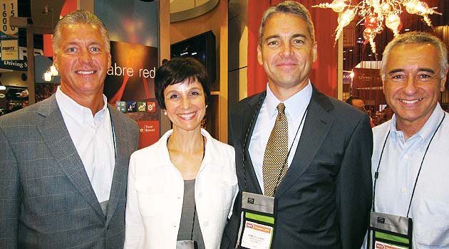 Tomás Ramos, da Rede Othon em seu espaço na World Hotels