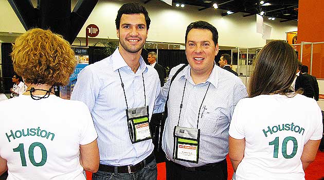 Tomás Ramos, da Rede Othon em seu espaço na World Hotels