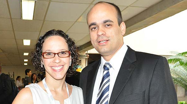 Joana Chaves e Gilberto Pimentel, presidente da Empetur<br/>