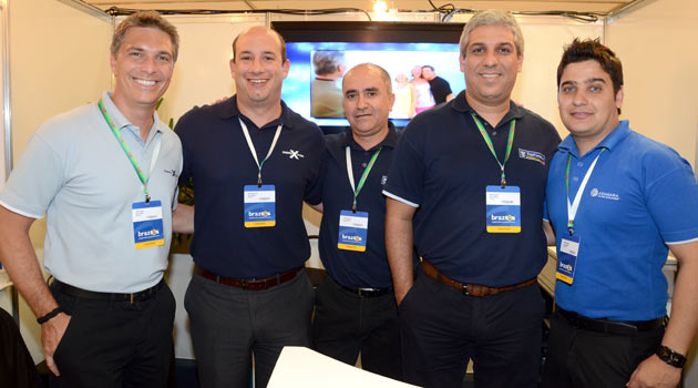 Alex Calabria, Alexander Haim, João Fernando, Marcelo Rolm e Marelo Gomes (Royal Caribbean)