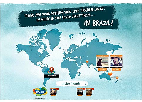 O aplicativo marca a primeira ação digital da Embratur na nova campanha de promoção mundial (imagem divulgação) O aplicativo marca a primeira ação digital da Embratur na nova campanha de promoção mundial (imagem divulgação)