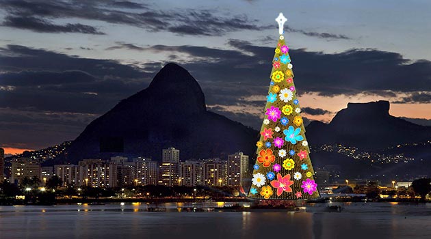 Árvore de Natal da Lagoa, no Rio, terá 85 metros | Gente