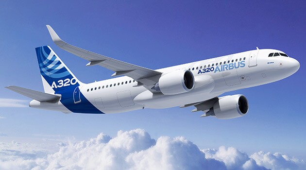 O  A320 Neo, da Airbus, é um dos modelos adquiridos pela Turkish