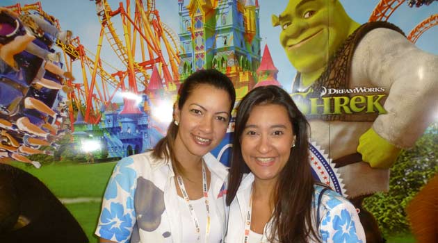 Kátia Leães e Rafaela Marques, do Beto Carrero World Kátia Leães e Rafaela Marques, do Beto Carrero World