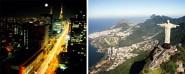São Paulo e Rio ocupam a 28º e 25º posição, respectivamente