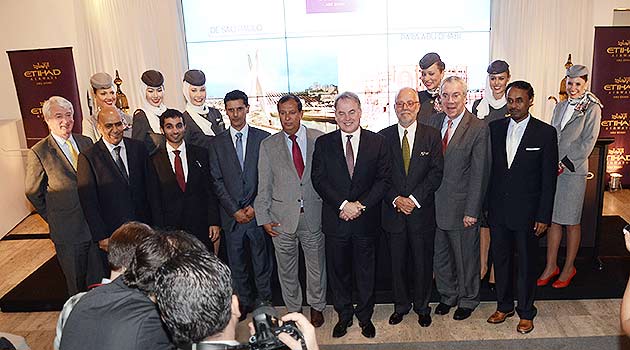 Classe executiva da Etihad