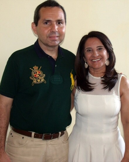 Guilherme Marques, presidente da Abav-MA, e a presidente eleita, Maria Antonieta Uchoa