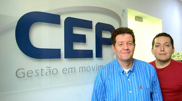 Wellington Costa, da GBTA, e Fernando Cavalheiro, da CEP Transportes