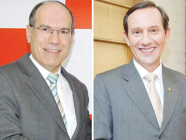 Fernando Pinto, presidente da Tap, e o vice-presidente executivo, Luiz da Gama Mór, autores do projeto de expansão internacional da Tap