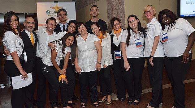 Marco Ferraz com a equipe responsável pela edição 2013 do Encontro Braztoa Rio