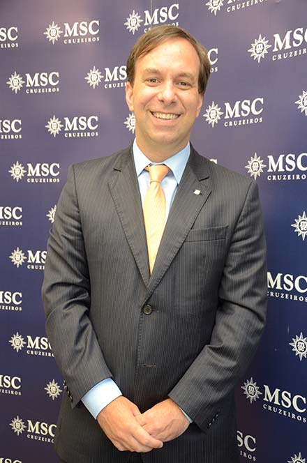 Adrian Ursilli, diretor Comercial da MSC Cruzeiros no Brasil