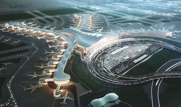Como ficará o novo aeroporto com a expansão e integração ao atual terminal