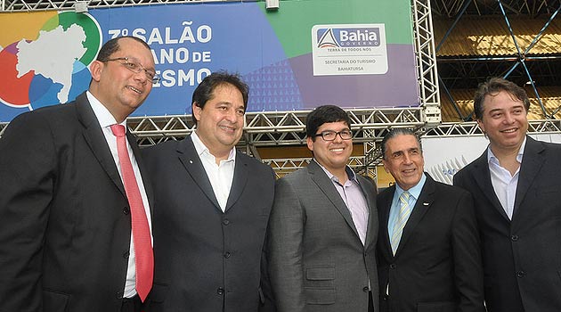 Pedro Galvão e Diogo Medrado na abertura do evento (foto: Bahiatursa)