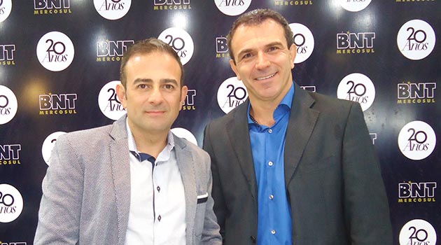 Os diretores da BNT, Geninho Goes e Jair Pasquini Os diretores da BNT, Geninho Goes e Jair Pasquini