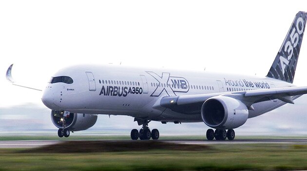 Testes de Rotas do A350-900 passará por 14 cidades (foto divulgação)