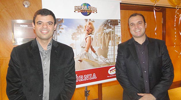 Renato Gonçalves e Pedro Davoli Neto, da Universal Studios