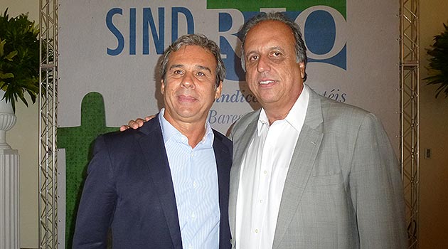 Pedro Delamare com Luiz Fernando Pezão