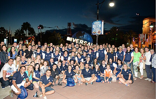 Lissandra Bueno, da Star Turismo, de Curitiba, Alexandre Jacob, da Fibra Tur, de Floripa, e Julio César, da Travel Way