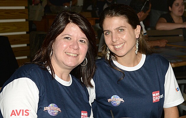 Lissandra Bueno, da Star Turismo, de Curitiba, Alexandre Jacob, da Fibra Tur, de Floripa, e Julio César, da Travel Way